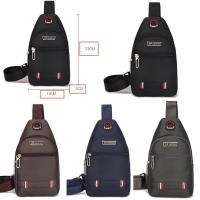 ราคา w63 กระเป๋าสะพายชายใบน้อย 23เซ็น คาดอก3ซิบ ใบไม่ใหญ่ไม่เล็กมาก (4680080786)