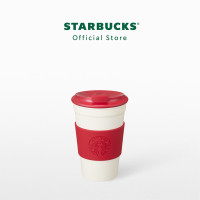 ราคา Starbucks PLA Red And White Holiday Tumbler 12oz ทัมเบลอร์สตาร์บัคส์พลาสติก ขนาด 12ออนซ์ A11147694 (20615848600)