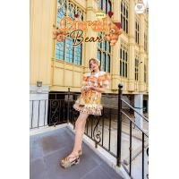 ราคา Coral bear set เดรสหมีสีส้มพิมพ์ลายแต่งดีเทลระบายช่วงปกคอ ชุดนี้น่ารักสดใสสุดๆใครเห็นต้องชอบใส่ไปคาเฟ่ไปเที่ยววันหยุด (19008325401)