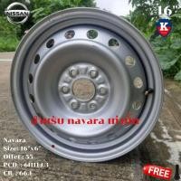 ราคา ล้อกะทะป้ายแดง Nissan Navara ขอบ 16 ล้อกะทะแท้ศูนย์ ถอดรถป้ายแดง สีเดิม มีรอยจากการขนย้าย ราคาต่อวง 500บาท (16226369538)