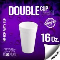 ราคา พร้อมส่ง แก้วโฟม Double cup 1632 oz Hip hop Party cup แก้วโฟมลีนนำเข้าไม่มีลาย ราคาส่ง (20690021382)