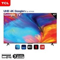 ราคา ผ่อนชำระ 0 TCL UHD 4K Google Smart TV รุ่น 43T635 ขนาด 43 นิ้ว (20800627822)