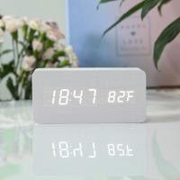 ราคา KS นาฬิกา นาฬิกาตั้งโต๊ะนาฬิกาดิจิตอลLEDผิวไม้ทำงานผ่าน USB clock Cube นาฬิกา LED นาฬิกา นาฬิกาดิจิตอล นาฬิกาตั้งโต๊ะ นาฬิกาปลุก นาฬิกาตั้งโต๊ะดิจิตอล นาฬิกาปลุกมินิมอล (9649571357)