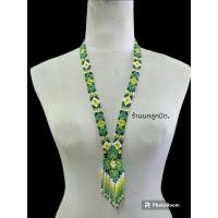 ราคา สร้อยคอลูกปัดมโนราห์ สร้อยคอโนรา ของดีเมืองใต้ ทำจากลูกปัดมโนราห์ สวยๆ (20453069027)