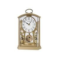 ราคา นาฬิกาตั้งโต๊ะ RHYTHM นาฬิกาตกแต่งบ้าน ลูกตุ้มแขวนลายดอกไม้ 14 x 22 8 ซม (18220840980)