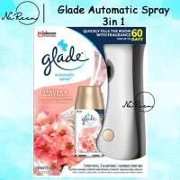 ราคา Glade Automatic Spray 3 in 1 เครื่องพ่นสเปรย์น้ำหอมอัตโนมัติ 3 อิน1 เครื่องพ่น 1 สเปรย์ 1 กระป๋อง 265 ml ถ่าน 1ชุด (19470768253)