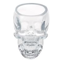 ราคา Crystal Skull Head Glass Vodka Whiskey Shot Cup Drinking Ware Home Bar 2 3ounces (17421720576)