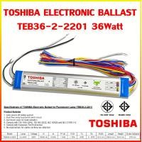ราคา ELECTRONIC BALLAST TOSHIBA รุ่น TEB36 2 2201 36Watt บัลลาสต์อิเลคทรอนิกส์ ใช้สำหรับหลอดไฟฟลูออเรสเซนต์ 36Watt 40Watt มาตรฐาน มอก (16378933414)