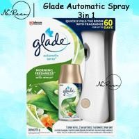 ราคา Glade Automatic Spray 3 in 1 เครื่องพ่นสเปรย์น้ำหอมอัตโนมัติ 3 อิน1 เครื่องพ่น 1 สเปรย์ 1 กระป๋อง 265 ml ถ่าน 1ชุด (19470768250)