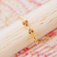 ราคา พร้อมส่ง แหวนพลอยแท้ สีส้มแซฟไฟร์ ทองคำแท้9K ทอง37 5 9KAR48 (19026688788)