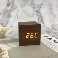 ราคา KS นาฬิกา นาฬิกาตั้งโต๊ะนาฬิกาดิจิตอลLEDผิวไม้ทำงานผ่าน USB clock Cube นาฬิกา LED นาฬิกา นาฬิกาดิจิตอล นาฬิกาตั้งโต๊ะ นาฬิกาปลุก นาฬิกาตั้งโต๊ะดิจิตอล นาฬิกาปลุกมินิมอล (9649889226)