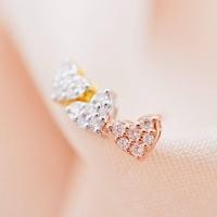 ราคา พร้อมส่ง ต่างหูเพชรแท้ ทองคำแท้9K ทอง37 5 เพชรแท้น้ำ100 เบลเยี่ยมคัต 9KPEO18 (16151833833)