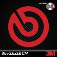 ราคา สติ๊กเกอร์ ติดปั้มเบรค โลโก้ Brembo 3Mสะท้อนแสง Sticker Brembo (15591651683)