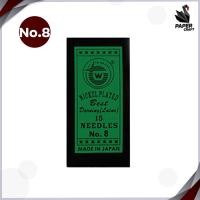 ราคา เข็มเย็บผ้า เข็มสอย เข็มเนา ห่อสีเขียว เบอร์ 7 12 15 เล่ม ห่อ (19341696639)