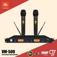 ราคา JBL VM 500 ไมโครโฟนลอยไร้สายไมโครโฟนไร้สายคู่ไมโครโฟนไร้สายUประเภทKTV Home Conference Vocal STAGE Performanceชุดไมโครโฟนสองตัว (20730082337)
