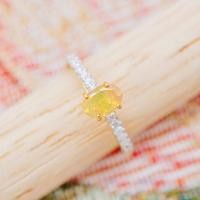 ราคา พร้อมส่ง แหวนโอปอลไฟเพชรแท้ Fire Opal เพชรเบลเยี่ยมคัต น้ำ100 ทองคำแท้9K ทอง37 5 มีการ์ดรับประกัน 9KPRG392 (19047735838)