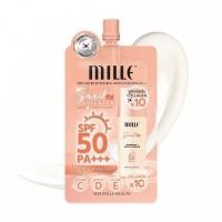 ราคา Mille กันแดดสูตรน้ำผสมคอลลาเจน Snail Collagen Watery Sunscreen SPF50 PA 6 g (20709613227)