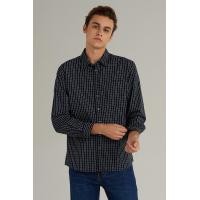 ราคา Mc jeans เสื้อเชิ้ตผู้ชาย แขนยาว สีดำ MSLZ193 (20529939238)
