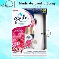 ราคา Glade Automatic Spray 3 in 1 เครื่องพ่นสเปรย์น้ำหอมอัตโนมัติ 3 อิน1 เครื่องพ่น 1 สเปรย์ 1 กระป๋อง 265 ml ถ่าน 1ชุด (19470768252)
