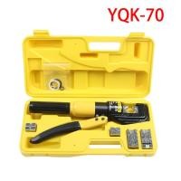 ราคา YQK 300คีม ย้ำหางปลา เครื่องมือจีบไฮโดรลิค ย้ำสายไฟ ไฮโดรลิค Hydraulic clamp 4 70 Sq mm คีม พร้อมดายหกเหลี่ยม คีมตัดเหล็กYQK 70 4 70mm Hydraulic Crimping pliers (20405706124)