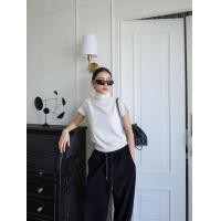 ราคา เสื้อไหมพรมแขนสั้นคอเต่า GLAMCLOTHES (20758371630)