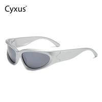 ราคา ใหม่ Cyxus Polarized แว่นตากันแดดสำหรับปั่นจักรยานแบบพันรอบขี่จักรยานกีฬา Shades Y2K แว่นตาแว่นตากันแดดโพลาไรซ์กรอบ PC เลนส์ TAC 1083 (19429167910)
