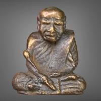 ราคา รูปหล่อโบราณ หลวงพ่อครน วัดบางแซะ เนื้อสัมฤทธิ์ (19375427692)