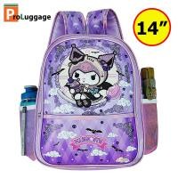 ราคา ProLuggage กระเป๋านักเรียน กระเป๋าเป้ล้อลากเด็ก กระเป๋าเป้สะพายหลัง กระเป๋าเด็ก 16 นิ้ว 14 นิ้ว 12 นิ้ว คุโรมิ Kuromi MyMelody มายเมโลดี้ รุ่น KRM63 (19492308902)