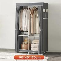 ราคา MOOM ตู้เสื้อผ้า ที่วางเสื้อผ้าทำจากผ้า 140 45 165CM เซนติเมตร ลักษณะหรูหรา มีความจุมาก หลากหลายฟังก์ชั่น การประกอบ DIY (19586872478)