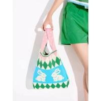 ราคา พร้อมส่ง wonderful story กระเป๋าถือลําลอง ผ้าถัก ลายสก๊อต แฮนด์เมด (20479970506)