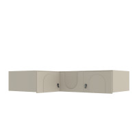 ราคา SB Design Square SB FURNITURE ตู้ท่อนบนตู้เสื้อผ้าเข้ามุม ขนาด 149 ซม ด้านซ้าย รุ่น Lavique สีครีม 149x106x30 ซม (20518407298)