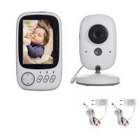 ราคา Baby Monitor Baby Care Device VB602 IR Night Vision Temperature Monitor Lullabies Intercom Mode Video Baby Camera Walkie Talkie EU Plug (18613487439)