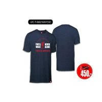 ราคา เสื้อยืด ลิขสิทธิ์แท้ Liverpool ลิเวอร์พูล T shirts เนื้อผ้าย้อมพาร์ท รุ่น LFC 060 สีกรมS 5XL (19660902272)