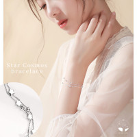 ราคา MNL Star Cosmos สร้อยข้อมือลูกปัดดาว สร้อยสองชั้น สร้อยข้อมือแฟชั่น สร้อยข้อมือเงินแท้ กำไลข้อมือ สร้อยข้อมือผู้หญิง มินิมอลสไตล์เกาหลี (20576953294)
