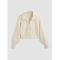 ราคา Cider Solid Knit Polo Zipper Cardigan Curve Plus (20275416209)