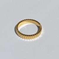 ราคา imean store Sea waves Gear rings แหวนงานไทเทเนี่ยมชุบทองเค 18k (16984173909)