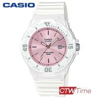 ราคา Casio Standard นาฬิกาข้อมือผู้หญิง สายเรซิ่น รุ่น LRW 200H 4E3VDF สีขาว หน้าปัดชมพู (12432488404)