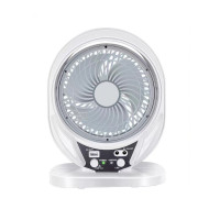 ราคา พัดลมโซล่าเซลล์ 8 นิ้ว ชาร์จพลังงานแสงอาทิตย์ ค่าไฟ 0 บาท มีไฟ LED ลำโพงบลูทูธ มีแบตเตอรี่ในตัว ใช้ชาร์จมือถือได้ (19872994356)