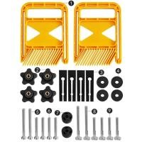 ราคา บอร์ดล็อคขนนกสองชั้นปรับได้สำหรับงานไม้อุปกรณ์เพื่อความปลอดภัยขนนกสำหรับเราเตอร์เลื่อยโต๊ะเครื่องมืองานไม้รั้ว (19151561247)