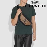 ราคา Coach กระเป๋าคาดเอวชายแฟชั่นกระเป๋าคาดหน้าอกมอนสเตอร์น้อยกราฟฟิตีความจุมาก75761 (5013710925)