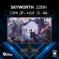 ราคา SKYWORTH MONITOR จอคอมพิวเตอร์ 22B1H 21 5 1920 1080 Full HD 75Hz sRGB99 for office รับประกันเป็น 3 3 5 (20826912897)