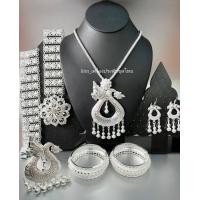 ราคา ชุดเซ็ท เครื่อง ประดับ ชุด ไทย สีเงิน (14385144029)