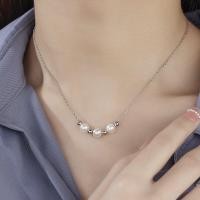 ราคา สร้อยโชคเกอร์ไข่มุกน้ำจืดโซ่ลูกปัดสีทองแบบเชื่อมโยงเครื่องประดับสตรี (19815316387)