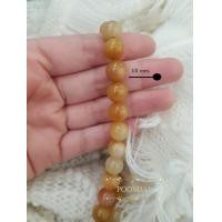 ราคา POOMJAI หินหยกน้ำผึ้ง กำไลหินมงคล กำไลหินแท้ กำไลหินธรรมชาติ Lucky Stone ขนาด 8 12 มิล (7105378987)