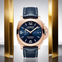 ราคา COD นาฬิกาธุรกิจระดับพรีเมียมสำหรับผู้ชายนาฬิกาควอทซ์ 44 มม สีทอง สแตนเลส ตัวเรือนสีเหลืองทอง หน้าปัดสีน้ำเงิน สายหนัง ปฏิทินกันน้ำ เข็มขนาดเล็กสามเข็ม จัดส่งตลอด 24 ชั่วโมง (20743988062)