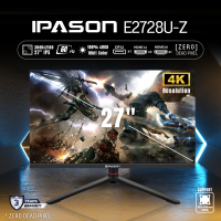 ราคา IPASON MONITOR จอคอมพิวเตอร์ E2728U Z 27 3840x2160 4K Ultra HD sRGB100 for Gaming and Graphic รับประกัน 3 ปี (20826840660)