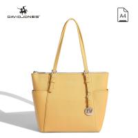 ราคา David Jones ปารีสผู้หญิง Tote กระเป๋าหนัง Pu กระเป๋าถือหญิงกระเป๋าสะพายไหล่ผู้หญิง (20800612475)