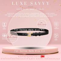 ราคา ฟิล์มกันรอย สติ๊กเกอร์กันรอย อย่างดีที่สุด ยืดหยุ่นสูง คุณภาพเยี่ยมจาก 3M สำหรับกระเป๋ารุ่น Celine TRIOMPHE Belt size 2 5 รวมตัวแถมเผื่อเสียแล้ว (20442488042)