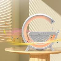 ราคา Hivision โคมไฟ LED หลากสีรุ่น BT 2301 โคมไฟลำโพงอัจฉริยะ ลําโพงบลูทูธไร้สาย ชาร์จได้ บรรยากาศข้างเตียง ลำโพงตกแต่งห้อง ไฟปลุก ลำโพงบลูทูธ และ แท่นชาร์จมือถือไร้สาย Led Lamp 3 in1 รุ่น Bluetooth Wirele