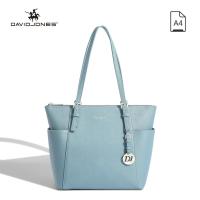 ราคา David Jones ปารีสผู้หญิง Tote กระเป๋าหนัง Pu กระเป๋าถือหญิงกระเป๋าสะพายไหล่ผู้หญิง (20800612472)